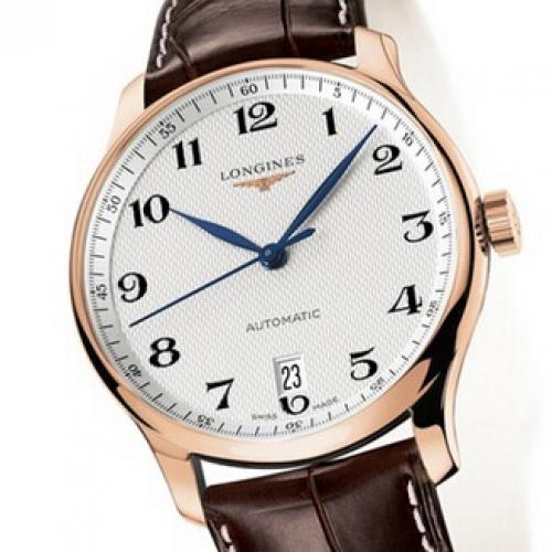 【特價】浪琴(Longines)名匠系列 L2.628.8.78.3 18K玫瑰  皮帶款 男士自動機(jī)械表手表 高端腕表